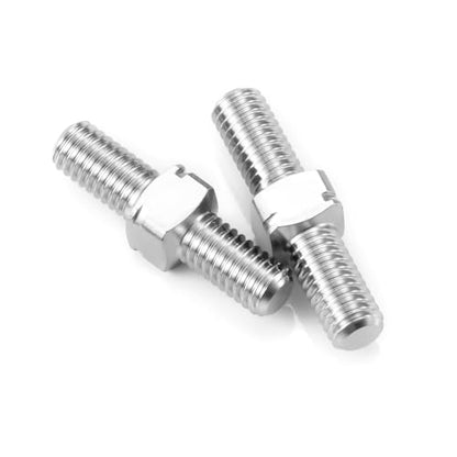RCHUBAM 2PCS RC Turnbuckles Camber M3 Link Rod for 1/10 TRX-4 Slash 4X4 | 1 Pairs 14mm-50mm Suspension Rod,Alloy Steering Linkage Tie Rods - style: 14mm