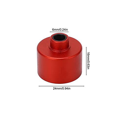 RC Differential Gear Housing, Durable Anodized Aluminum Alloy 1/10 Scale RC Car Replacement for Off-Road Racing Competition Daily Driving Enthusiasts