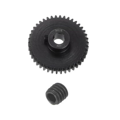 uxcell Mod 1 42T Pinion Gear 8mm Bore Hardened Steel Motor Rack Spur Gear for RC Car Truck Gear Drive