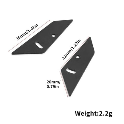 RC Car Toys Parts for HSP 94123 FW06 for Sakura 1/10 Metal Tail Wing Rear Spoiler RC On-Road for Racing for Rally Drift Car Upgrade Parts