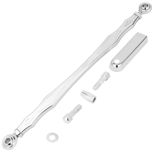 Chrome Shift Linkage, Adjustable Shifter Linkage Compatible for Harley Davidson Street Glide, Electra Glide, Road King, Road Glide, Tri Glide, Softail 1986-2024 - color: Chrome