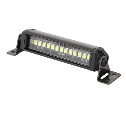RC Light Bar Roof Lamp Kit 15 LED 3.1 Inch Aluminum Alloy Super Bright Roof for Axial SCX10 1/10 RC Crawler Cars