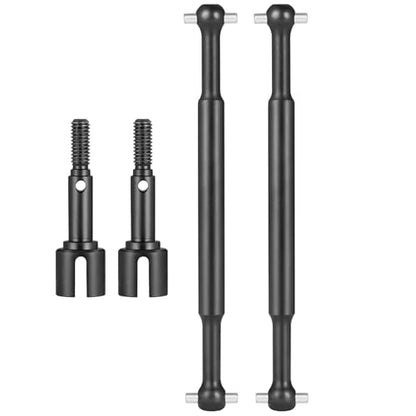 RC Car Drive Shafts for Tamiya for Hotshot 58391 4WD 1/10 Buggy Truck RC Car Parts Front Rear CVD Drive Shaft Dogbones and Drive Cup Transmission Shaft Accessories(Set) - size: Set