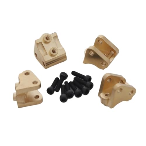 Brass Weights AR44 Axle Links Mount Steering Knuckles Diff Cover Battery Tray for 1/10 RC Crawler Car Axial SCX10 II 90046 90047(E) - color: E