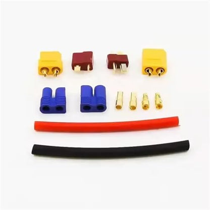 for Plug for EC3 for XT60 Male Female Adapter Connector with 14AWG Silicone Wire/Heat Shrink Tubes for RC for FPV Drone Lipo RC Car Repair Kit