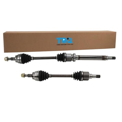 TRQ Front Driver & Passenger Side CV Axle Assembly Set for 12-18 Ford Focus From 12/15/11 Production Date - style: CSA34330