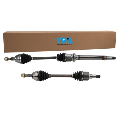 TRQ Front Driver & Passenger Side CV Axle Assembly Set for 12-18 Ford Focus From 12/15/11 Production Date - style: CSA34330
