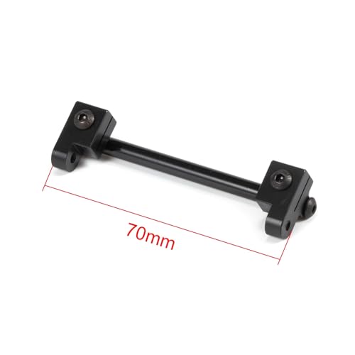 Carbon Fiber 1/10 LCG Chassis and Links Kit Capra Battery on Axle Servo Mount Chassis Brace Power Wagon Cab Body Mount (Body Clip Mount - Rear)