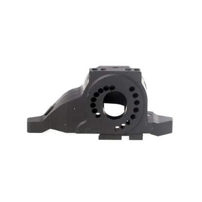 LCX 1/10th RC Crawler Car CNC Aluminum Motor Mount Upper Spur Gear Cover Transmission Housing Lower Gear Cover Set for TRX4 TRX6, Upgrades Parts Accessories (Motor Mount Set)