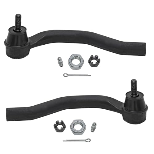 Detroit Axle - 2.4L Front Knuckles Tie Rods for 2003-2007 Honda Accord 2004 | 2005 2006 Steering Knuckles and Wheel Bearing Hub Assembly Outer Tie Rod Ends Replacement [Manual Transmission] - size: 4SU48821/Kit