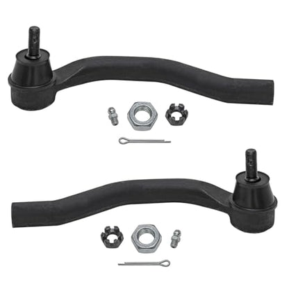 Detroit Axle - 2.4L Front Knuckles Tie Rods for 2003-2007 Honda Accord 2004 | 2005 2006 Steering Knuckles and Wheel Bearing Hub Assembly Outer Tie Rod Ends Replacement [Manual Transmission] - size: 4SU48821/Kit