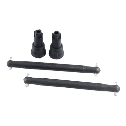 2 Pieces RC Car Driveshaft Dog Bone Drive Axle Replacements and Wheel Stub Axle Cup for 16101