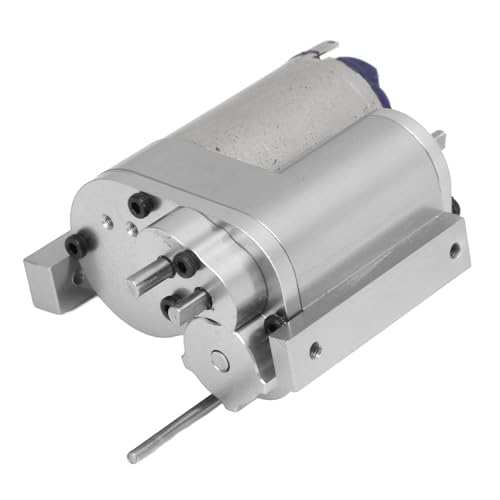 2 Speed Aluminum Gearbox, Metal Transmission Kit for WPL B16 B36 RC Crawler, Upgrade Parts for MN D90 D91 Off-Road Car - color: Silver