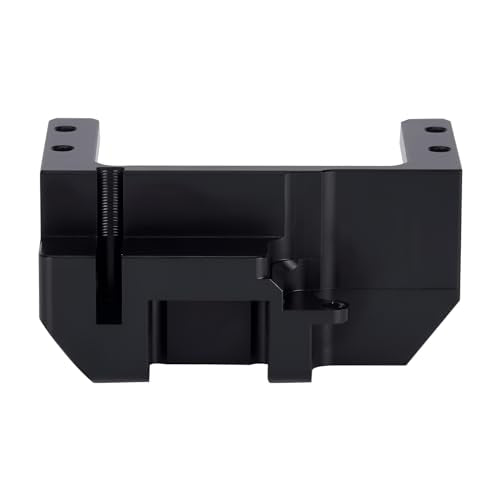 SCX10 III Servo Mount, Aluminum AR45P Portal Mount 4-Link Suspension for 1/10 RC Crawler Axial SCX10 III Sevro On Axle Mount Upgrades (Black) - color: Black