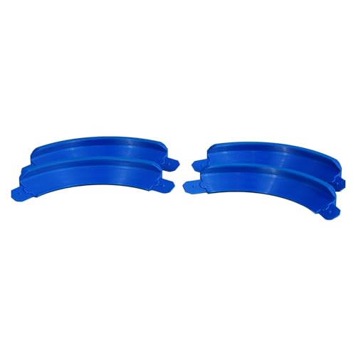 QuirkWorks3d | 90 Degree Banked Turn (4 Pack) | Compatible with Hot Wheel, Matchbox and Other Diecast Cars and Track