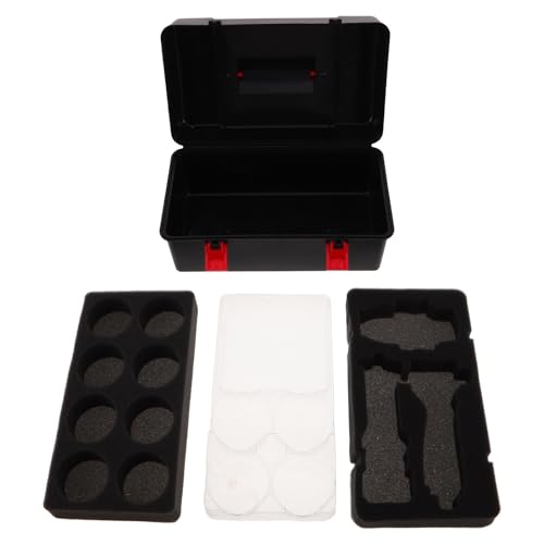 Abaodam Battle Tops Storage Case, Plastic Carrying Box with Handle, 8.66 In | Spinning Top Organizer, Toy Travel Case Compatible with Beyblade, Gyro And Accessories