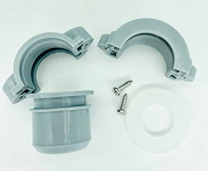Water Pipe Coupling Replaces Coleman Lay-Z-Spa | Rubber Seal Washers, 2-Pack, Fits B/C, Screw Nut & Nipple - color: 2BC Split nut