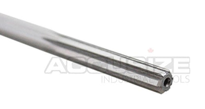 Accusize Industrial Tools 1/4'' H.S.S. Straight Shank Straight Flute Chucking Reamer, Flute Length 1-1/2'', Oal 6'', Right Hand, 6 Flute, 5015-0045 | 1/4" HSS Straight Shank Straight Flute Chucking Reamer, Flt Len 1-1/2", OAL 6", Right Hand Cut, 6 Flute,