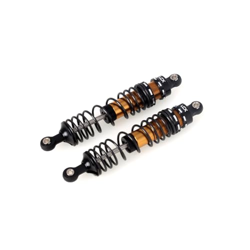 LCX Racing 1/10th RC Crawler Car 2PCS 100mm Aluminum Suspension Shock Absorber for F150 R 4x4 TRX4 TRX6 SCX10 II III PRO Wraith RR10 UTB10 Capra Gen7 Gen8 Gen9, Upgrades Parts Accessories (Rear) - color: Rear