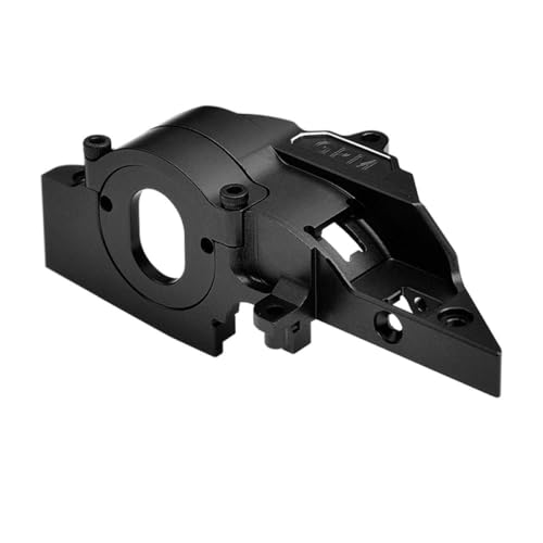 Aluminum 7075 Alloy Adjustable Gear Rotation Quick Release Motor Base for Traxxas 1:16 Mini Maxx 4WD 107154-1 / Mini XRT VXL-3S 108076-1 Monster Truck Upgrades - Black