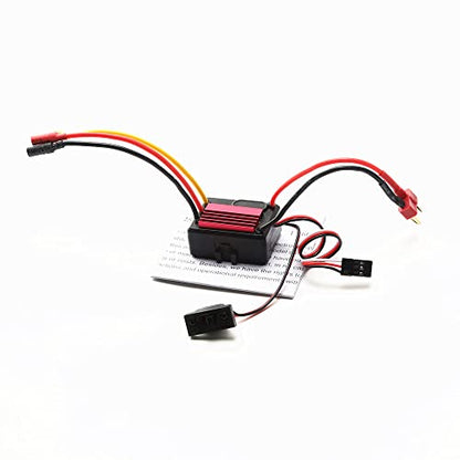 HUIOP 3200KV Brushless Motor, Waterproof 2838 3200KV Brushlessc Motor & 35A Brushless ESC Replacement for 1/14 1/16 SCY/HSP/Trax4/HPI Car Truck - size: 3200KV