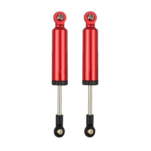 RC Car Assortment For Axial For SCX10 90046 For TRX-4 For MST For Redcat 1/10 RC Crawler Car 2Pcs Built-in For Spring Shock Absorber Damper(Red) - color: Red