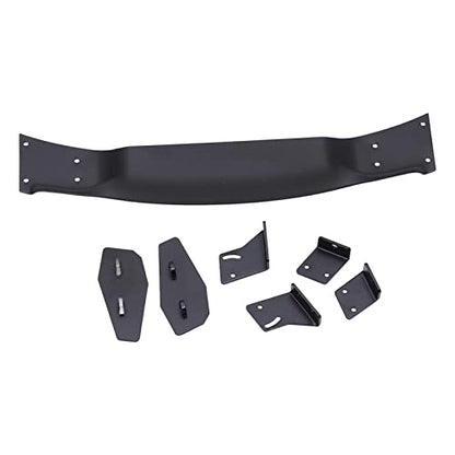 Aluminum Alloy Rear Spoiler Wing for 1/10 RC On Road Racing Drift Car, Universal RC Tail Wing with Bolt - On Design, Powder Coated Black Wing for HSP Kyosho