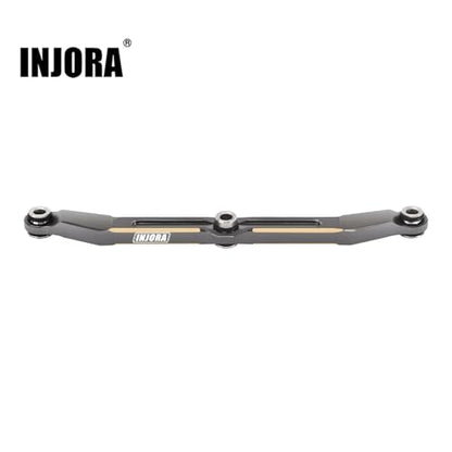 INJORA Brass Steering Link for 1/18 RC Crawler TRX4M Upgrade, 12g (Grey) - color: Grey