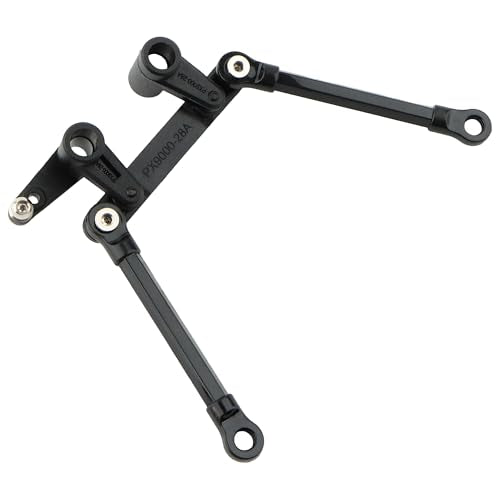 9006E RC Car Steering Linkage Assembly PX9000-28A Accessories Spare Parts for 1/12 Scale 9006E and 9003E 9005E 003E 1:14 Scale RC Cars Trucks Vehicle