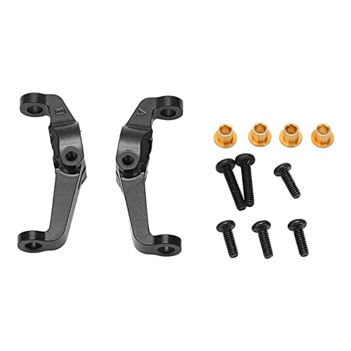 2Pcs Brass Caster Blocks Protal Drive C Hub Carrier Blackening for Fcx24 124 Rc Car Upgrades Parts Accessories Car Model Accessory