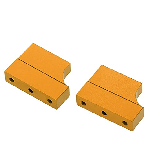 Replacement Part For 2pcs Engine Mount/Holder Upgrade Parts Replacement For 1/10 Nitro RC Car - (Color: Golden) - color: Golden