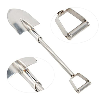 RC Car Metal Shovel Tool, 3.1 x 0.7 Inch Decorative Accessory Compatible with SCX24 1/24 1/18 Scale Remote Control Cars