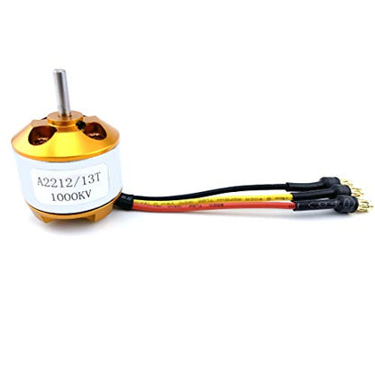 YoungRC A2212 1000KV Brushless Motor+ 30A ESC Electric Speed Controller with Gold Bullet Banana Plugs for RC Multicopter Quadcopter | With Gold Bullet Banana Plugs For RC Multicopter Quadcopter