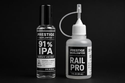 3D Printer Oil + IPA Solvent for Resin 3D Printers - 1oz Lubricant + 2oz Isopropyl Alcohol - Maintenance Kit for Linear Rails, Guide Rods, Lead Screws - Compatible with Bambu Lab, Creality - size: 1oz + 2oz IPA