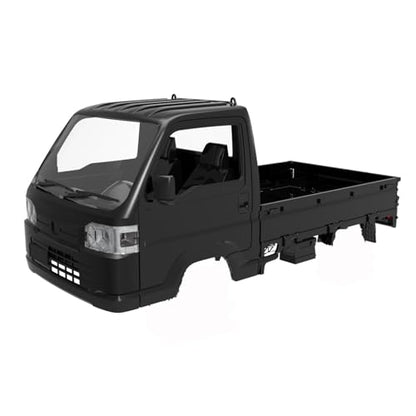 RC Car Replacement For WPL D12 WL01 For LDRC LD1297 1/12 1/16 Body Shell RC Car Acty Truck Upgrade Parts Spare Accessories(Black) - color: Black