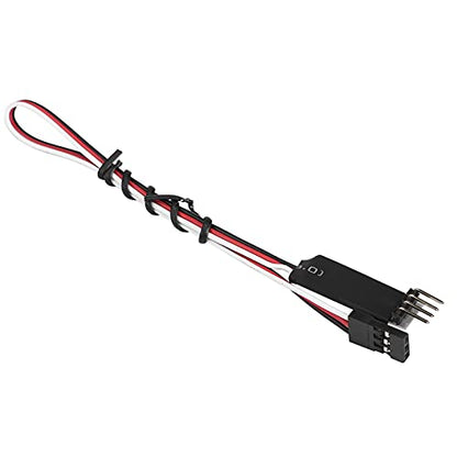 Pilipane 3 Channel Light Control System and Remote Control Car Light Switch, RC Car LED Lamp Control Panel, Boost Regulator for RC Lights