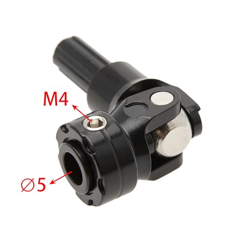 MEUS RACNIG 2pcs SCX10 Driveshafts for 1/10 RC Crawler Axial SCX10/Tamiya CCO1/Redcat Gen8 etc.. (60mm) - color: 60mm