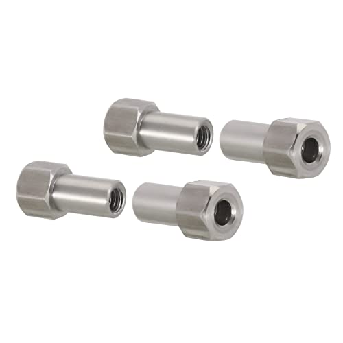 INJORA 2/3/5mm M2 Stainless Steel Long Wheel Nuts for 1/24 Axial SCX24