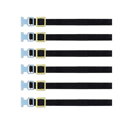 6Pcs Roof Rack Luggage Rope RC Crawler Accessories Roof Rack Strap 1:18 1:10 Scale, Blue - color: Blue