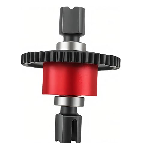 50T Center Differential Set for ARRMA Kraton Mojave Big Rock (Red) | Steel,1/8,1/7,V5,V6,EXB,ARA310991,RC Upgrade Parts,High Strength,Wear Resistant - color: Red