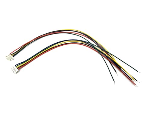20Pairs Micro JST GH 5Pin 1.25mm Male Female Connector, GH1.25 Terminal Connector Wire Cable 15cm 28AWG - size: 5Pin