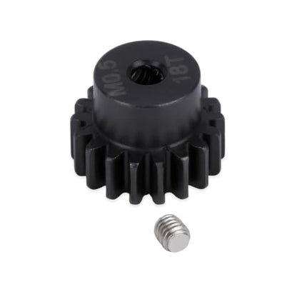 0.5M Pinion Gear Set 14T-18T, 2mm Bore Hardened Steel Motor Gears with Set Screws, 5PCS RC Gear Set Compatible with Losi Micro-B 1/24 1/28 RC Cars