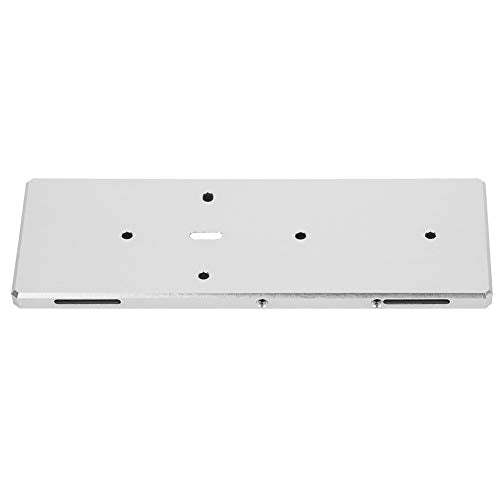 RC Battery Tray with Screw, Aluminum Alloy Replacement for RGT EX86100 1/10 RC Car, Lightweight and Durable Battery Mount for RC Vehicle (Silver 680022S) - color: Silver 680022s