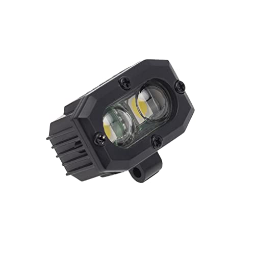RC Crawler LED Light Kit - Bumper & Headlights for 1/10 Scale Trx4, Trx6, Scx10, Wraith, Redcat Gen 8 - IP67 Waterproof Off-Road Upgrade Accessories