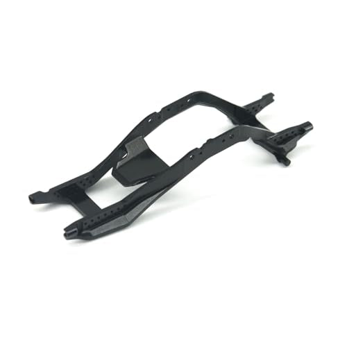 Aluminum Chassis Kit for Axial SCX30, 1/30 Scale RC Crawler Upgrade Parts, Black (Black) - color: Black