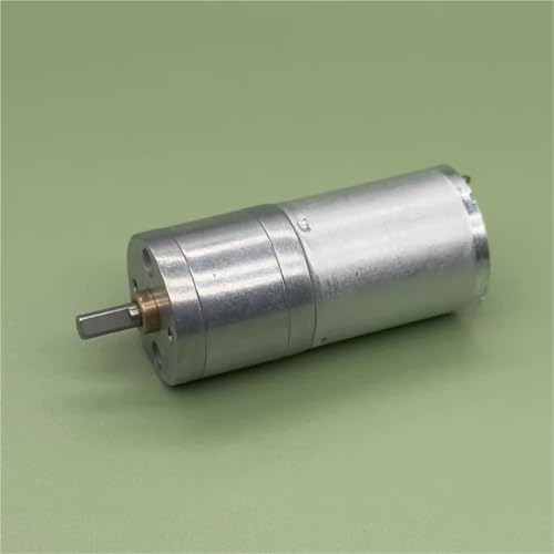 1pc 25GA-370 Mini 25mm Full Metal Gearbox Gear Motor 3V 6V 9V 12V 210RPM Slow Speed Large D Shaft DIY Robot Car Toy Model