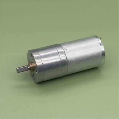 1pc 25GA-370 Mini 25mm Full Metal Gearbox Gear Motor 3V 6V 9V 12V 210RPM Slow Speed Large D Shaft DIY Robot Car Toy Model