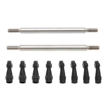 MEUS RACING 1/10 Links Steel Chassis Links Kit for Traxxas TRX4 Axial SCX10 Tamiya CCO1 Redcat Gen8 1/10 RC Crawler (75mm) - size: 75mm