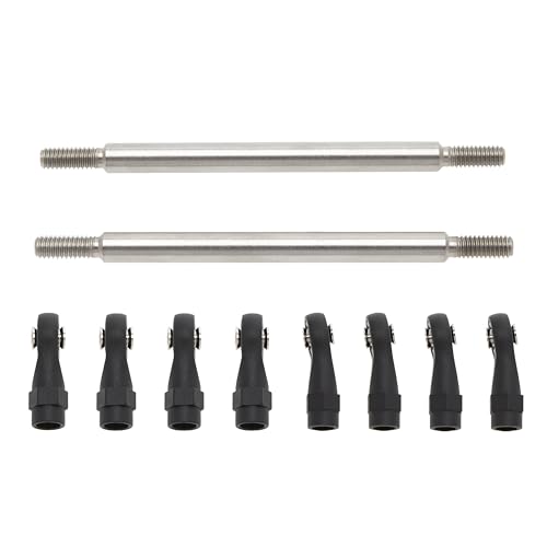 MEUS RACING 1/10 Links Steel Chassis Links Kit for Traxxas TRX4 Axial SCX10 Tamiya CCO1 Redcat Gen8 1/10 RC Crawler (75mm) - size: 75mm