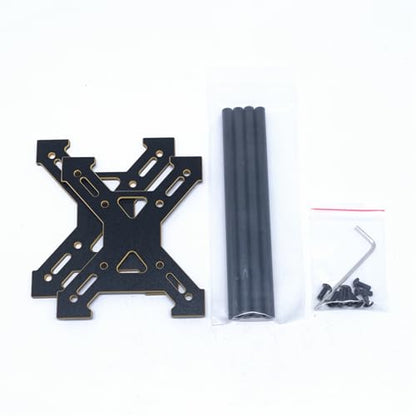 KingVal Metal Wheel Rim Tire Storage Rack RC Tool Kit Compatible with AXIAL SCX24 TRAXXAS TRX4M FCX24 1/24 1/18 1'' 1.1'' RC Crawler Car Tire Wheel (Black-Gold)